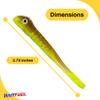 BAITFUEL The Drifter Infused with Supercharged X55 Formula Gel: Fish Scent Technology with Powerful Attractants | 2.75-Inch, Half A Cado, 2-Pack view 2