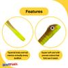 BAITFUEL The Drifter Infused with Supercharged X55 Formula Gel: Fish Scent Technology with Powerful Attractants | 2.75-Inch, Half A Cado, 2-Pack view 3
