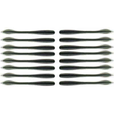 BAITFUEL Stumpy Crush Infused with Supercharged X55 Formula Gel: Fish Scent Technology with Powerful Attractants | 3.5-Inch, Midnight Green, 2-Pack