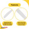 BAITFUEL Lollipop Drop Shot Infused with Supercharged X55 Formula Gel: Fish Scent Technology with Powerful Attractants | 3.5-Inch, White, 2-Pack view 3