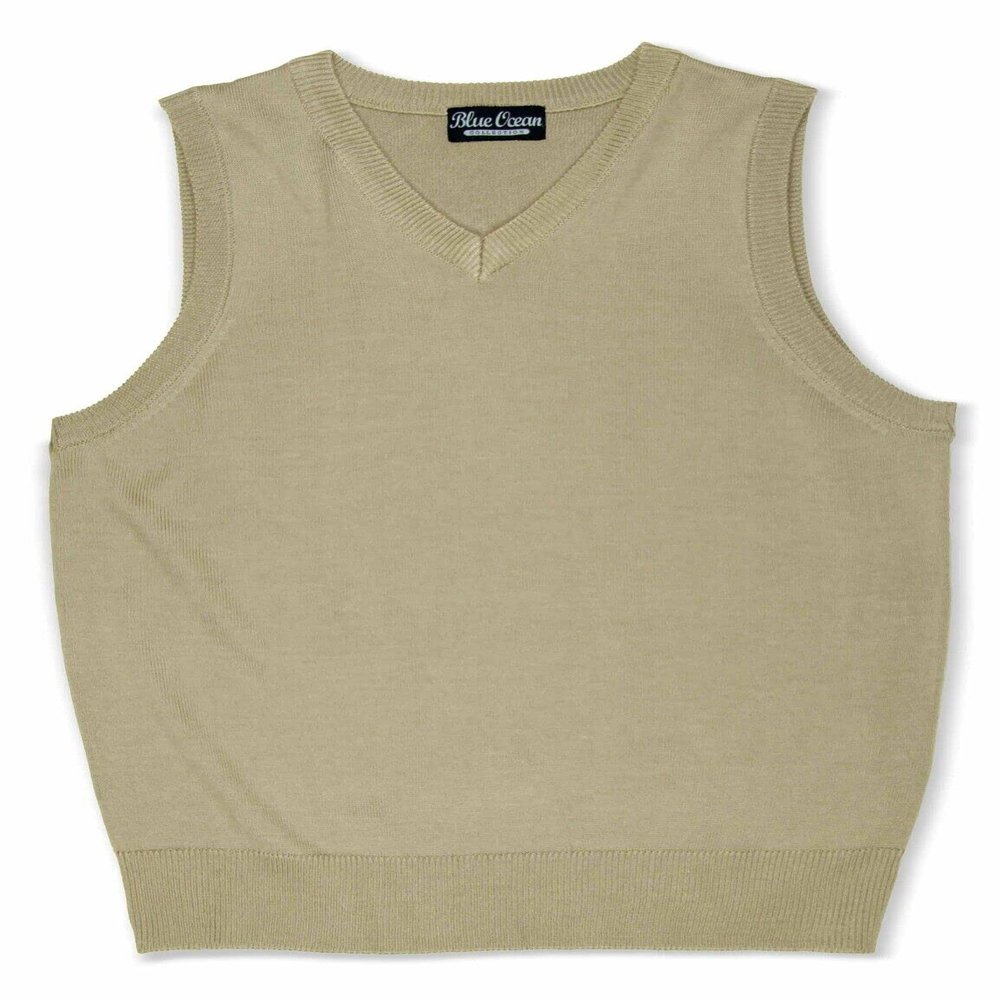 Blue Ocean Boys/Toddlers Solid Color Sweater Vest