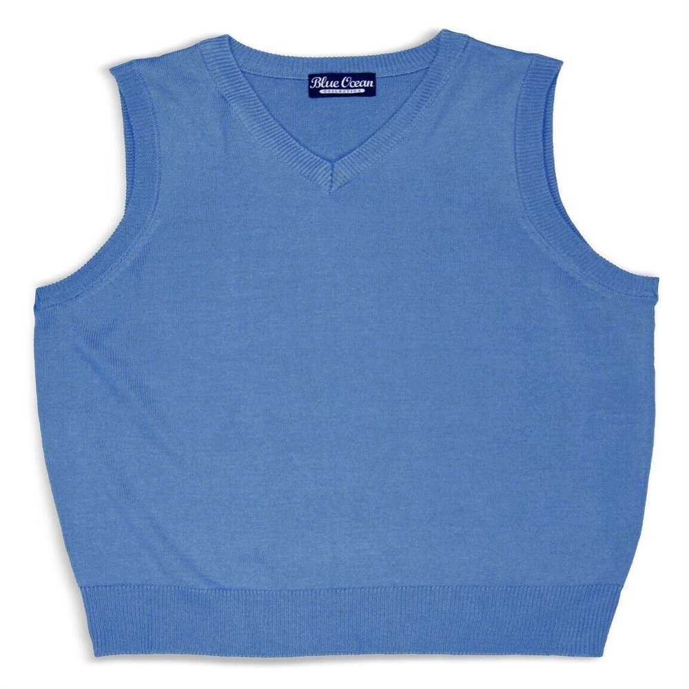 Blue Ocean Boys/Toddlers Solid Color Sweater Vest