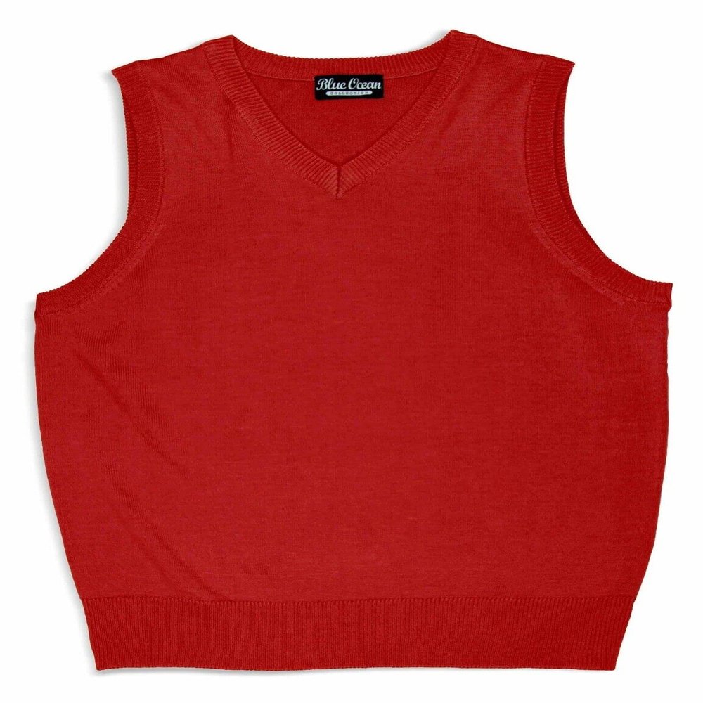 Blue Ocean Boys/Toddlers Solid Color Sweater Vest