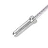 100x Set Bike Cable End Caps Silver Brake Shifter Wire Universal Crimps Road MTN view 2