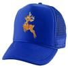 ALLNTRENDS Christmas Fawn Trucker Hat Adult Xmas Party Hats Embroidered Holiday Cap (Royal Blue) view 1