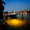 Mega-Watt Underwater LED Lighting System, Underwater Dock Light, Fish Light (3lb Anchor Weight Set, Orange, 80 Foot Power Cord) view 3