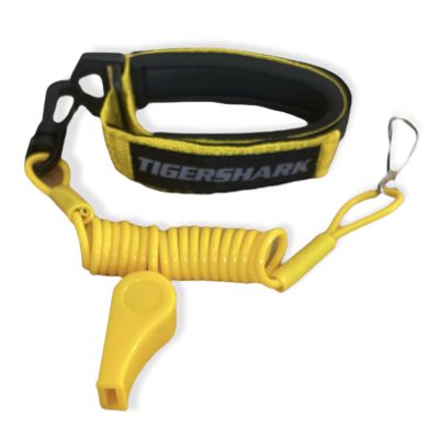 JLP Tigershark Tiger Shark Barracuda Daytona Monte Carlo Montego Replacement Lanyard, Whistle & Wrist Band Yellow