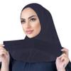 AIBEARTY Women Fashion Instant Muslim Turban Hijab with Snap Fastener Breathable Headscarf Bonnet Cap Turban Hat Shawl view 1
