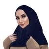 AIBEARTY Women Fashion Instant Muslim Turban Hijab with Snap Fastener Breathable Headscarf Bonnet Cap Turban Hat Shawl view 4