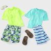 The Children's Place,Short Sleeve Rash Guard and Bottoms,boys,Leaf Green,Small view 2