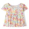 The Children's Place,And Toddler Short Sleeve Fashion Top,Baby-Girls,Rose Pottery,9-12 Months view 1