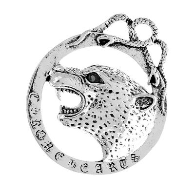 Brooches for Men, Vintage Pins, Wolf Head Brooches Pin, Elegant Brooch Jewelry for Birthday, Party, Anniversary, Wedding, Silver