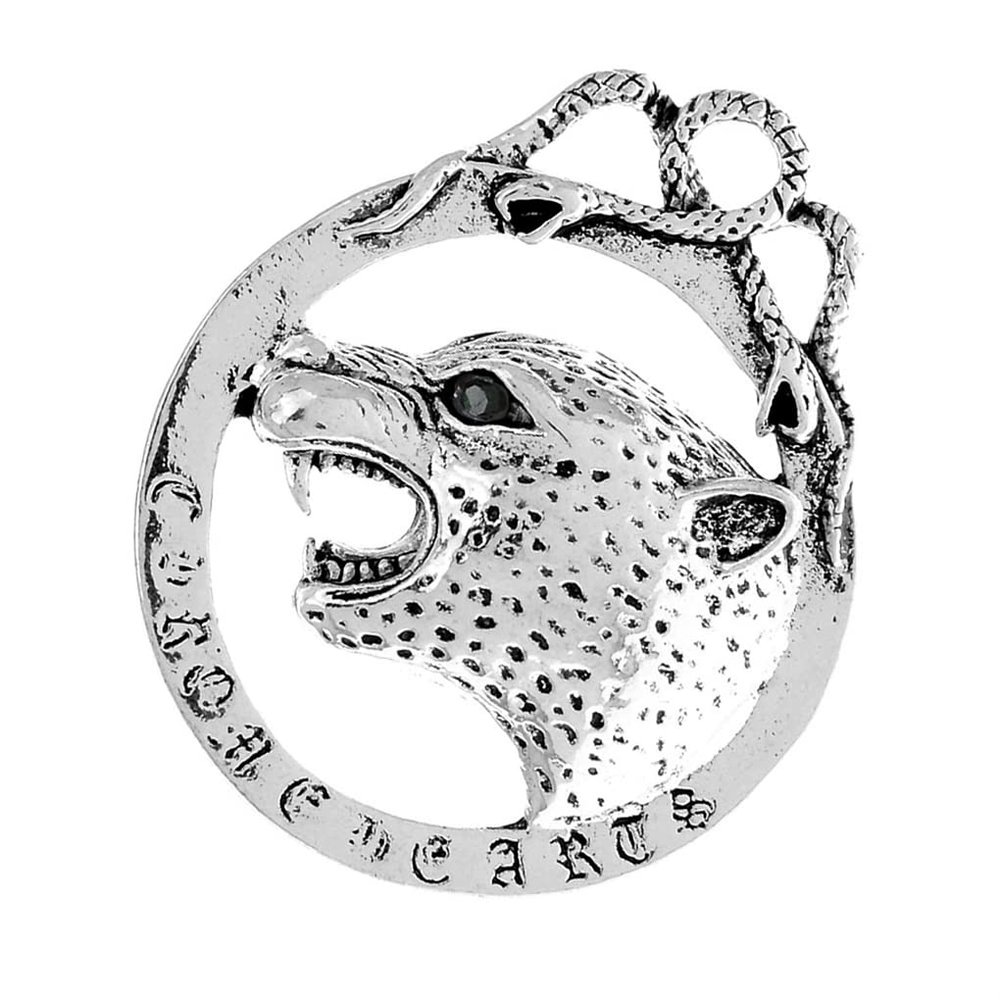Brooches for Men, Vintage Pins, Wolf Head Brooches Pin, Elegant Brooch Jewelry for Birthday, Party, Anniversary, Wedding, Silver