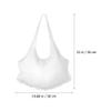 Christmas Santa Belly Christmas Santa Claus Fake Belly Unisex Belly Stuffer Fake Padded Santa Belly Cosplay Santa Clause Costume Dress Up Accessory for Xmas Party Decor White view 4