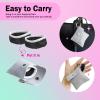 Drink Covers, Reusable Drink Cover, Cup Cover with Straw Hole(Black) view 2