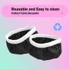 Drink Covers, Reusable Drink Cover, Cup Cover with Straw Hole(Black) view 4