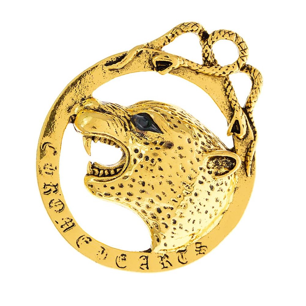 Brooches for Men, Vintage Pins, Wolf Head Brooches Pin, Elegant Brooch Jewelry for Birthday, Party, Anniversary, Wedding, Golden