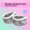 Drink Covers, Reusable Drink Cover, Cup Cover with Straw Hole(Grey) view 4