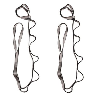 2Pcs Adjustable Anti-Gravity Chrysanthemum Swing Flying Stretch Belt Rope Climbing Daisy Chains Extension Yoga Belt Hanging (Grey, 1.8M)