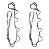 2Pcs Adjustable Anti-Gravity Chrysanthemum Swing Flying Stretch Belt Rope Climbing Daisy Chains Extension Yoga Belt Hanging (Grey, 1.8M) view 1