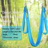 2Pcs Adjustable Anti-Gravity Chrysanthemum Swing Flying Stretch Belt Rope Climbing Daisy Chains Extension Yoga Belt Hanging (Grey, 1.8M) view 2