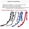 2Pcs Adjustable Anti-Gravity Chrysanthemum Swing Flying Stretch Belt Rope Climbing Daisy Chains Extension Yoga Belt Hanging (Grey, 1.8M) view 3