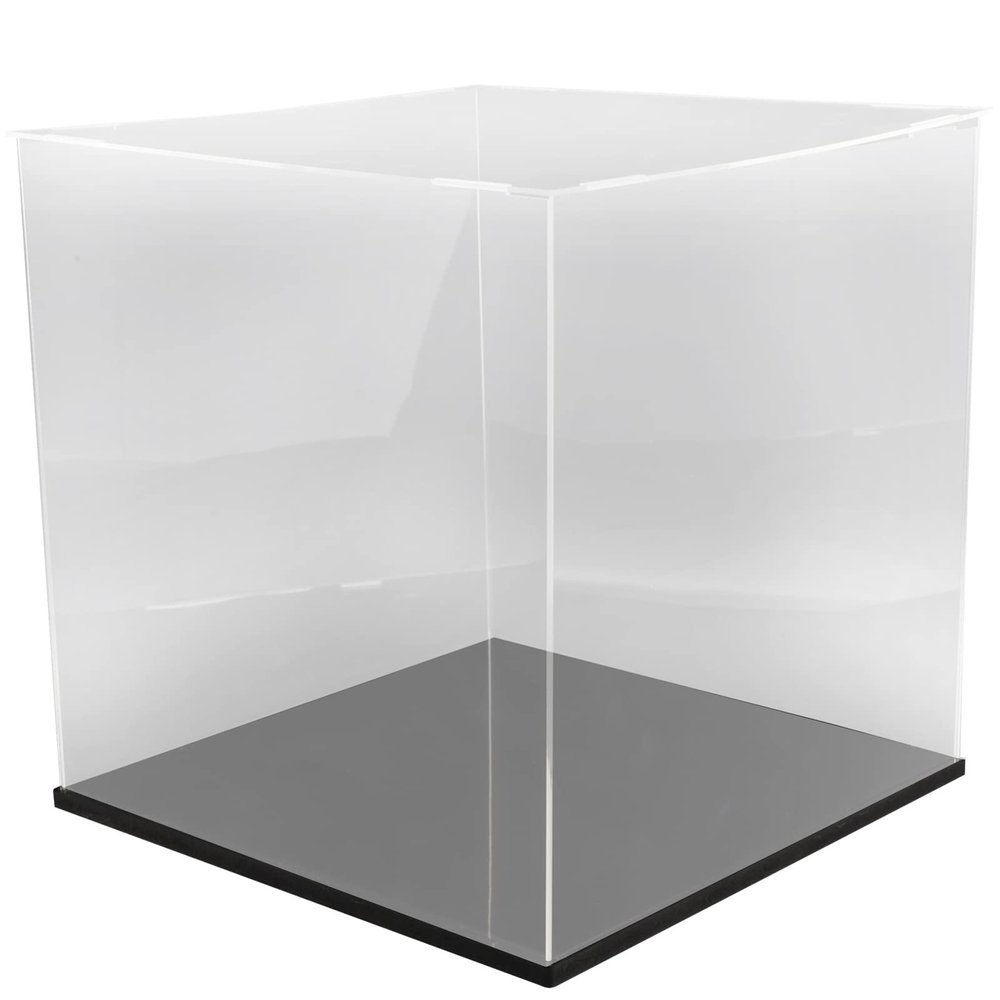 Beavorty Basketball Display Case Transparent Showcase for Collectibles Compact Multi-Purpose Storage Box for Basketball Tennis Softball and Easy to Clean