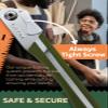 LAGOM Folding Camp Saw for Cutting Branches, 11.4" Straight Blade | SK5 Steel, Ergonomic Handle, One-Hand Use, Secure Lock | Foldable Pruning Tool for Camping, Gardening, Survival, Kayaking, Outdoors view 4