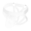 ABAFIP Men Jockstraps Athletic Supporter Jock Straps Underwear Low Waist Mesh Breathable Spandex Hollow Cutout Rave Underpants White-cutout XX-Large view 1