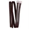 Majestic Ally Genuine Leather English Stirrup Leathers, Ideal for Schooling and Daily use (Pack of 2) (Chestnut, 48 Inch) view 3