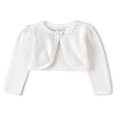 Gymboree,and Toddler Long Sleeve Cardigan,Soft White,18-24 Monts