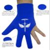 ANIMSWORD 2 Piece/Set Breathable and Comfortable Billiard Pool Gloves Fits on Left Hand for Snooker Cue Sport Glove. view 2