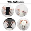 Knitted Fingerless Gloves for Women & Men - Warm Winter Gloves with Finger Holes for Cold Weather - Light Grey view 4