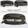 APHISON Fanny Packs for Women Belt Bag Crossbody Bags for Women Mini Everywhere Fashion Waist Bag Vegan Leather Purse with Adjustable Strap Black view 4