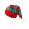 Santa Hat Christmas Striped Warm Knit Cap for Adult Kids Pom Beanie Hat Mother Unisex Baby Crochet Hat Holiday Party Supplies (Red edge, Adult) view 2