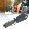 Camping Trowel, Mini Trowel Backpacking Shovel Multifunctional Stainless Steel for Gardening Plantting Outdoor Survival(Army Green Black) (Army Green) view 2