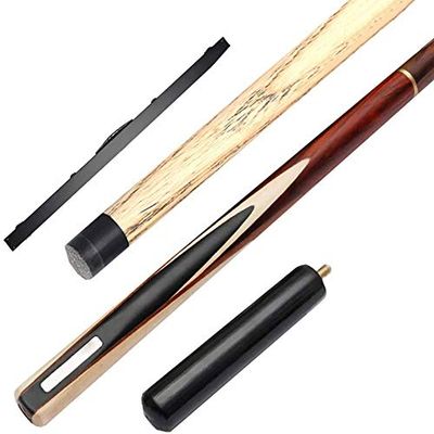 TESHY Pool Cue Sticks Adults 57in Ash Wood Pool Cue with Extension Accessories | 3/4 Jointed 11MM Cue Tips Billiards Cue Stick Bar Or House Use (Color : Rod Box)