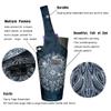 Yoga Mat Bag - Long Tote with Pockets - Holds More Yoga Accessories Carrier- Bag Fit Most Size Mats - Mandala Black view 2