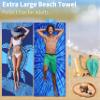 4 Pack Lightweight Thin Beach Towel Oversized 71"x32" Big Extra Large Microfiber Sand Free Towels for Adult Quick Dry Travel Camping Beach Accessories Vacation Gift Blue Turtles Tie Dye Mandala view 4