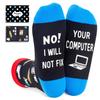 HAPPYPOP Geek Gifts for Men - Programming Computer Socks, Geeky Gifts for Programmers and Computer Geeks view 1