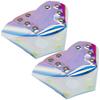 GORGECRAFT 2Pcs Roller Skate Toe Guards Iridescent Ice Hockey Skate Accessories Holographic Toe Cap Guard Protectors Roller Skate Derby Speed with Iron Finding for Professional Quad Roller view 1
