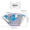 GORGECRAFT 2Pcs Roller Skate Toe Guards Iridescent Ice Hockey Skate Accessories Holographic Toe Cap Guard Protectors Roller Skate Derby Speed with Iron Finding for Professional Quad Roller view 2