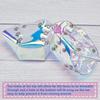 GORGECRAFT 2Pcs Roller Skate Toe Guards Iridescent Ice Hockey Skate Accessories Holographic Toe Cap Guard Protectors Roller Skate Derby Speed with Iron Finding for Professional Quad Roller view 4