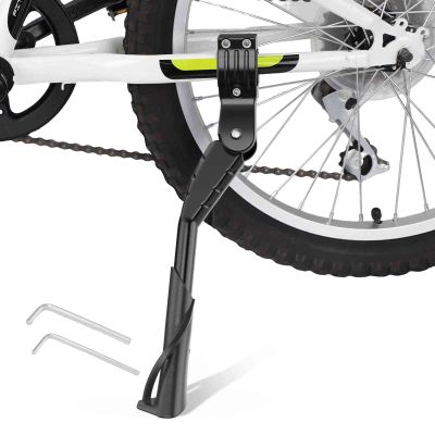 Cyfie Adjustable Bike Kickstand for 24 26 27 27.5 28 29 Inch Wheel Rear Side Bicycle Aluminum Alloy Mountain Bike Kickstands for 24-29 Inch Adult Road Bike Kick Stands