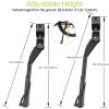 Cyfie Adjustable Bike Kickstand for 24 26 27 27.5 28 29 Inch Wheel Rear Side Bicycle Aluminum Alloy Mountain Bike Kickstands for 24-29 Inch Adult Road Bike Kick Stands view 2