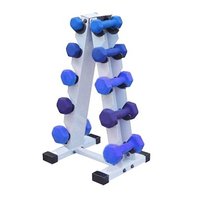 BELUND 5Tier Dumbbell Rack Stand, Hand Weights Plates Kettlebells Weight Sets Stand, Dumbbell Holder Storage for Home Gym(Rack Only)