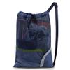 BeeGreen Mesh Drawstring Bag Swim Backpack for Beach Pool Sports Gym Draw String Cinch Bags for Swimming Soccer Basketball Gear Navy view 1