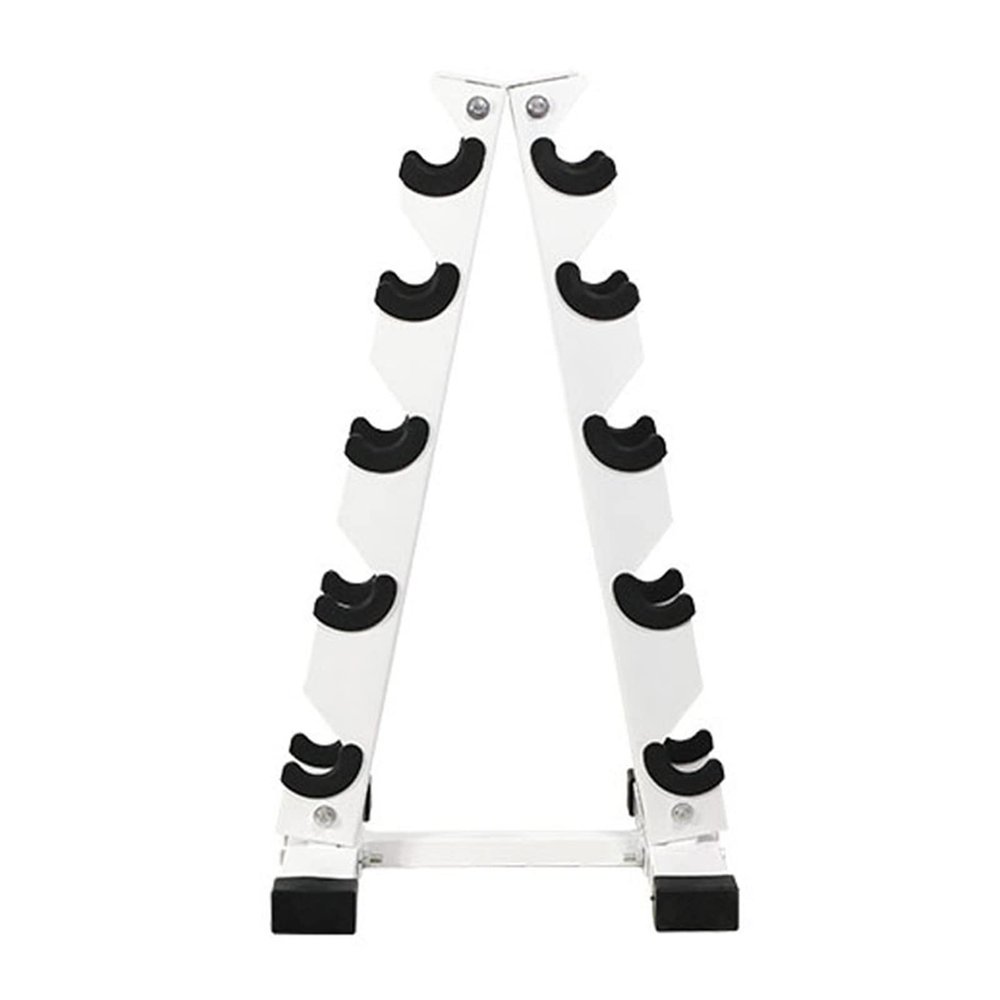 BELUND 5Tier Dumbbell Rack Stand, Hand Weights Plates Kettlebells Weight Sets Stand, Dumbbell Holder Storage for Home Gym