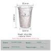 Boundless Voyage Titanium Cup 350ml/12fl oz Lightweight Beer Cup for Camping Travel Portable Coffee Tea Drinking Cup Water Mug view 3