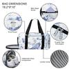 Akilex Unisex Adult Colorful Handbag, White, 19.2910'', 0.6kg view 1